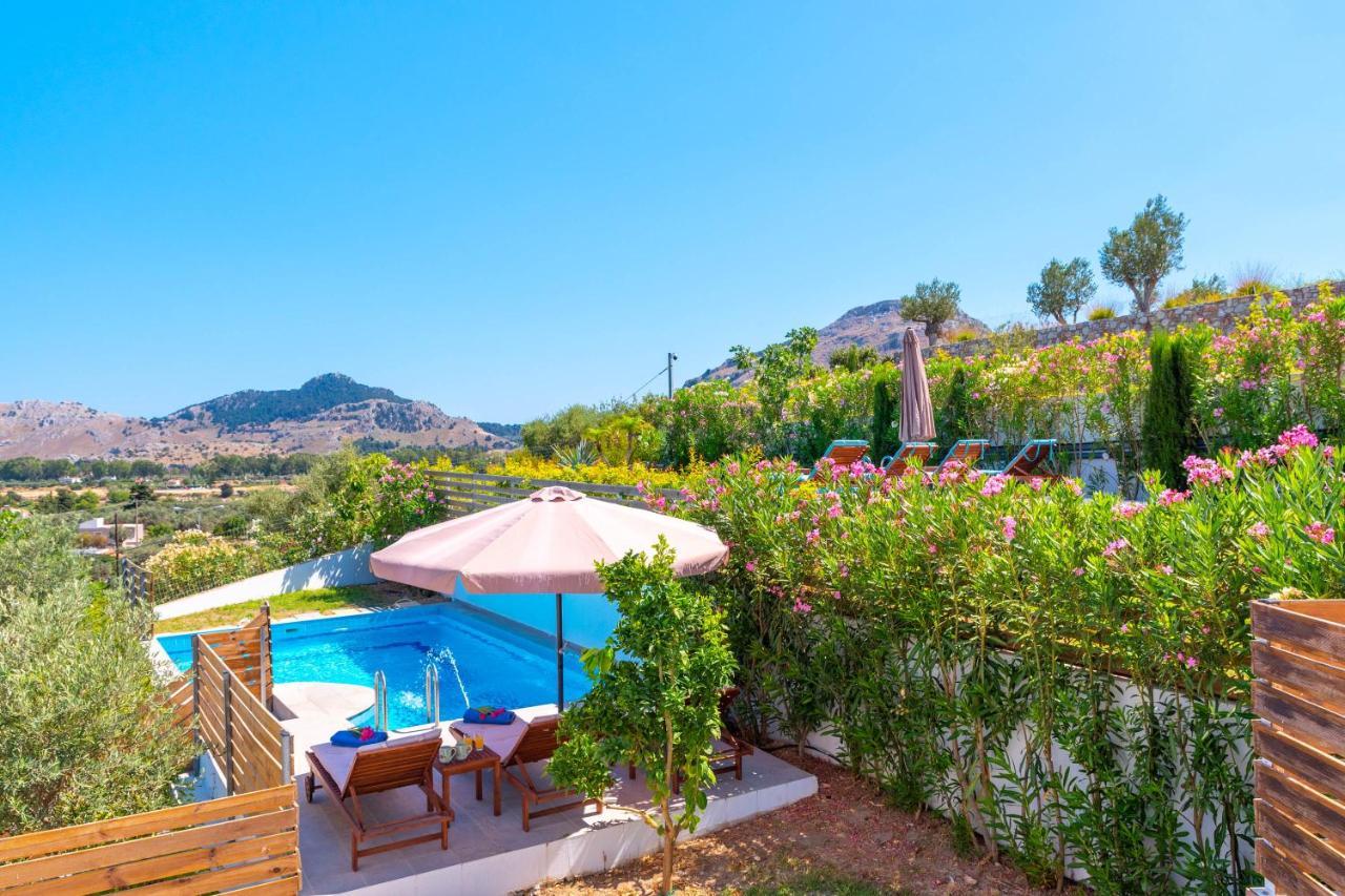 Kolymbia Village Bagian luar foto