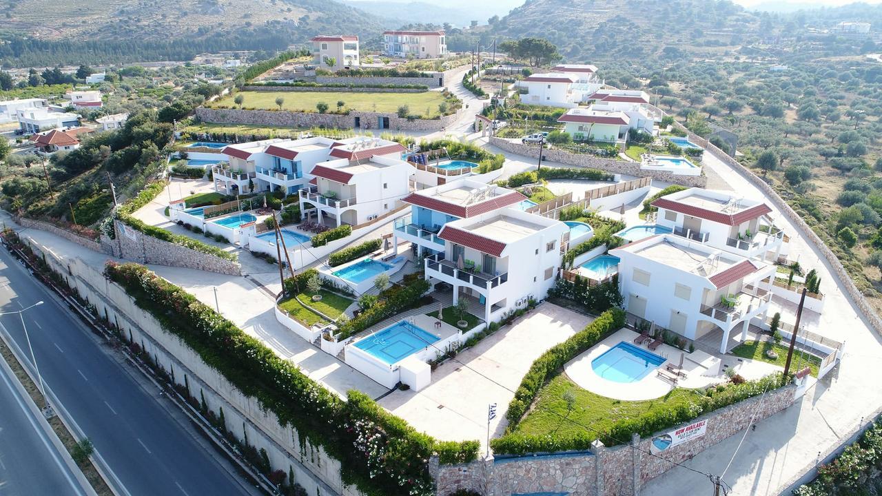 Kolymbia Village Bagian luar foto