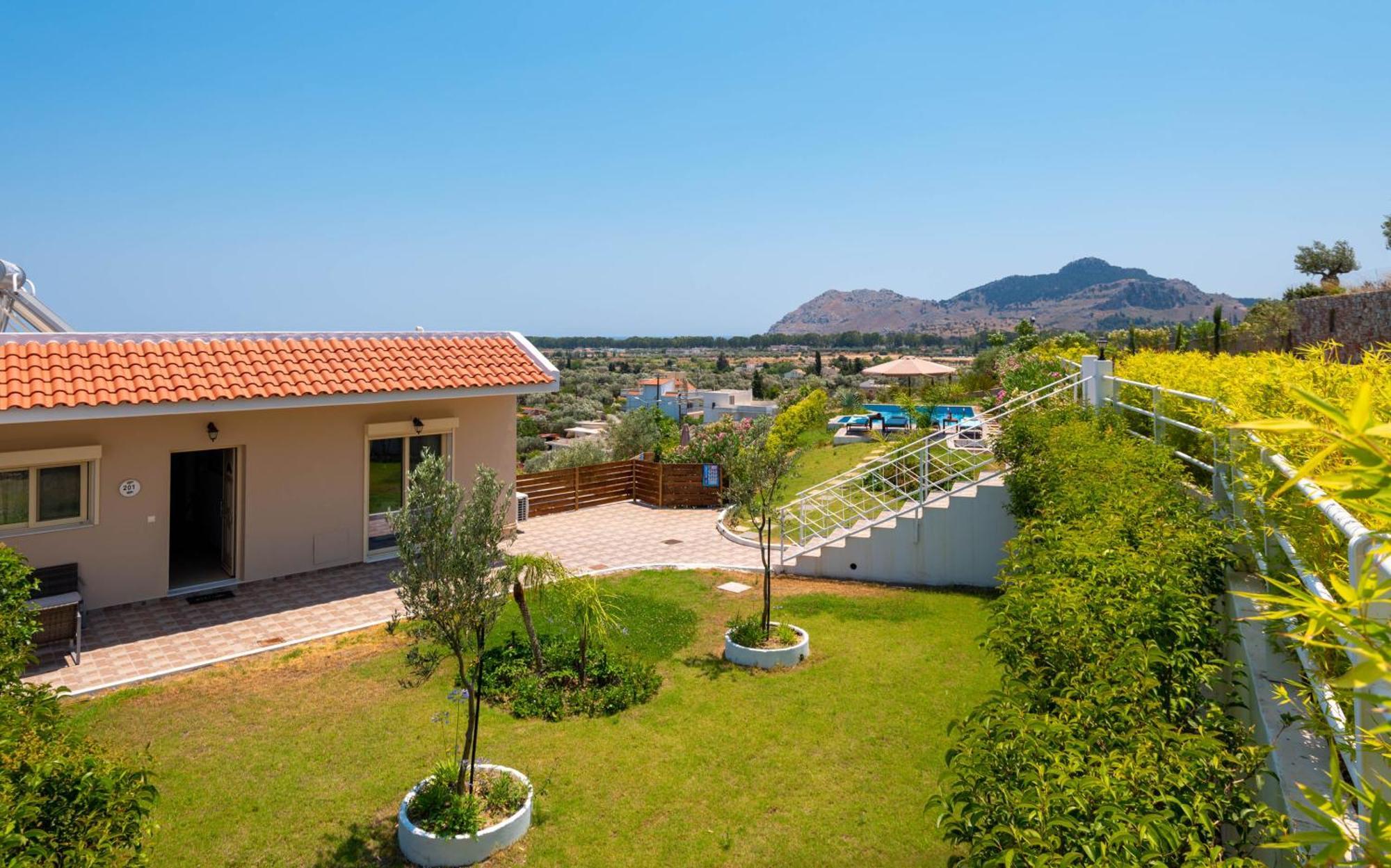 Kolymbia Village Bagian luar foto